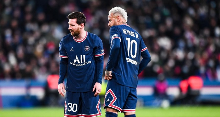 Messi, Neymar in PSG trophy